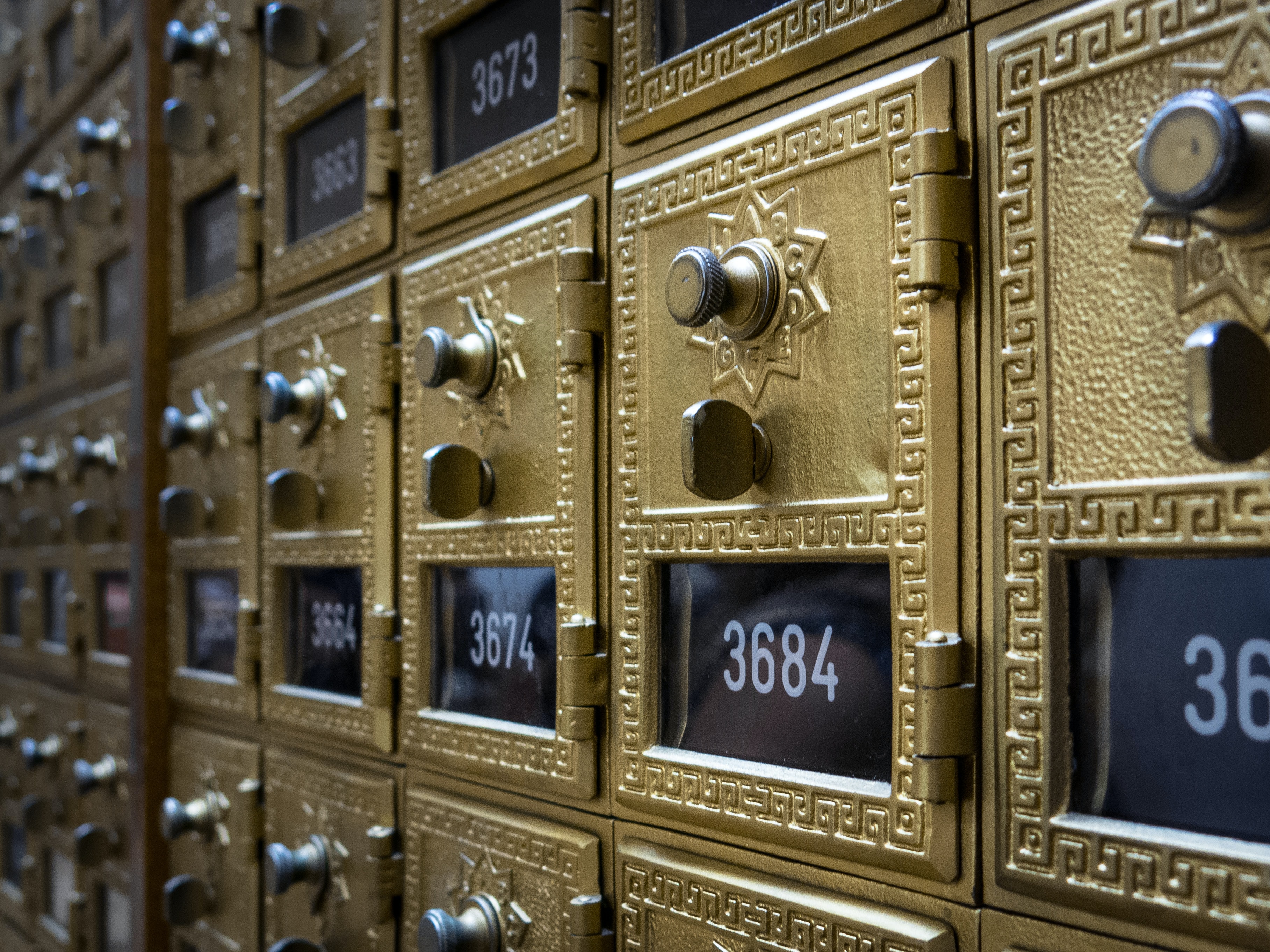 Photo of Mail Room Lockers