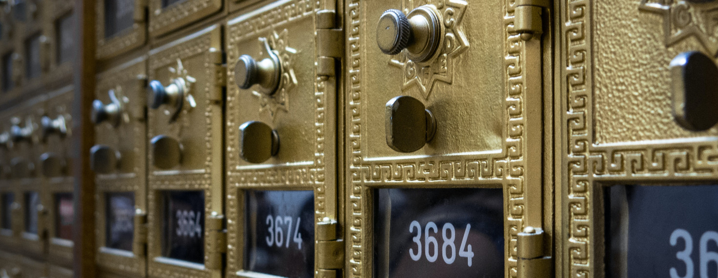 Photo of Mail Room Lockers